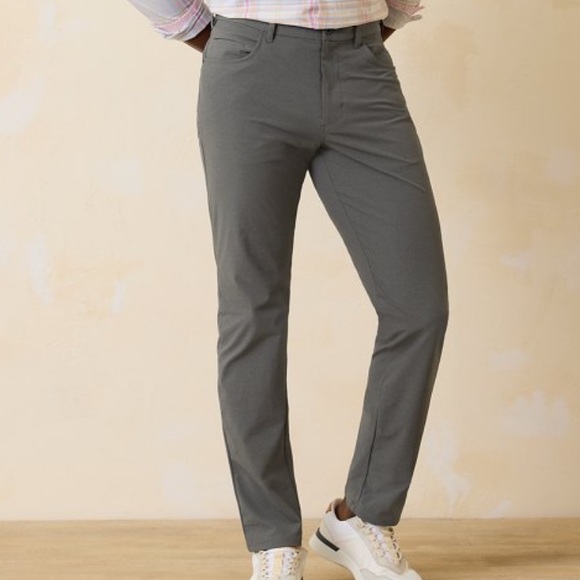 Tommy Bahama island zone performance check dark pewter gray pants men’s 30x30 - Picture 14 of 14